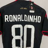 Shop 2008/09 AC MILAN RONALDINHO #80 *BNWT* THIRD SHIRT (S) ADIDAS, classic football shirts, vintage football shirts & retro soccer jerseys at Cult Kits