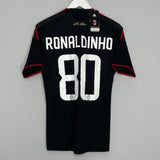 Shop 2008/09 AC MILAN RONALDINHO #80 *BNWT* THIRD SHIRT (S) ADIDAS, classic football shirts, vintage football shirts & retro soccer jerseys at Cult Kits