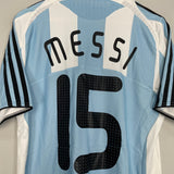 Shop 2008/09 ARGENTINA MESSI #15 HOME SHIRT (M) ADIDAS, classic football shirts, vintage football shirts & retro soccer jerseys at Cult Kits