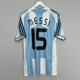 Shop 2008/09 ARGENTINA MESSI #15 HOME SHIRT (M) ADIDAS, classic football shirts, vintage football shirts & retro soccer jerseys at Cult Kits