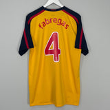 Shop 2008/09 ARSENAL FABREGAS #4 AWAY SHIRT (L) NIKE, classic football shirts, vintage football shirts & retro soccer jerseys at Cult Kits