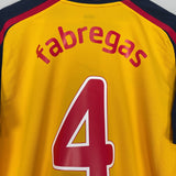 Shop 2008/09 ARSENAL FABREGAS #4 AWAY SHIRT (L) NIKE, classic football shirts, vintage football shirts & retro soccer jerseys at Cult Kits