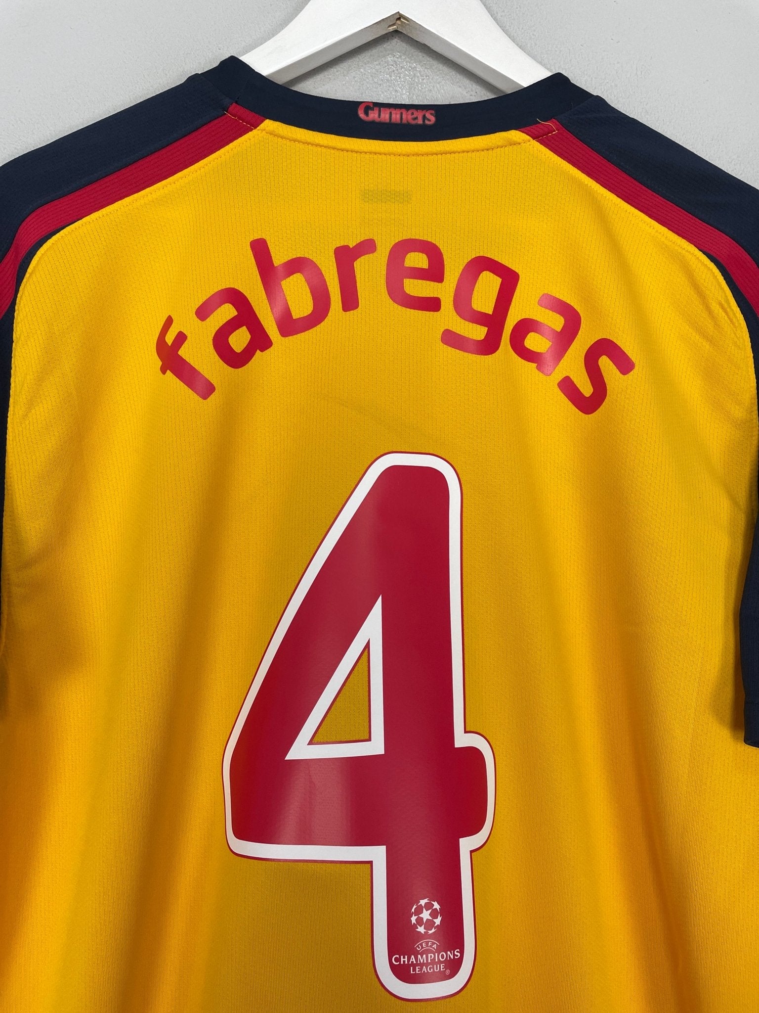 Shop 2008/09 ARSENAL FABREGAS #4 AWAY SHIRT (L) NIKE, classic football shirts, vintage football shirts & retro soccer jerseys at Cult Kits