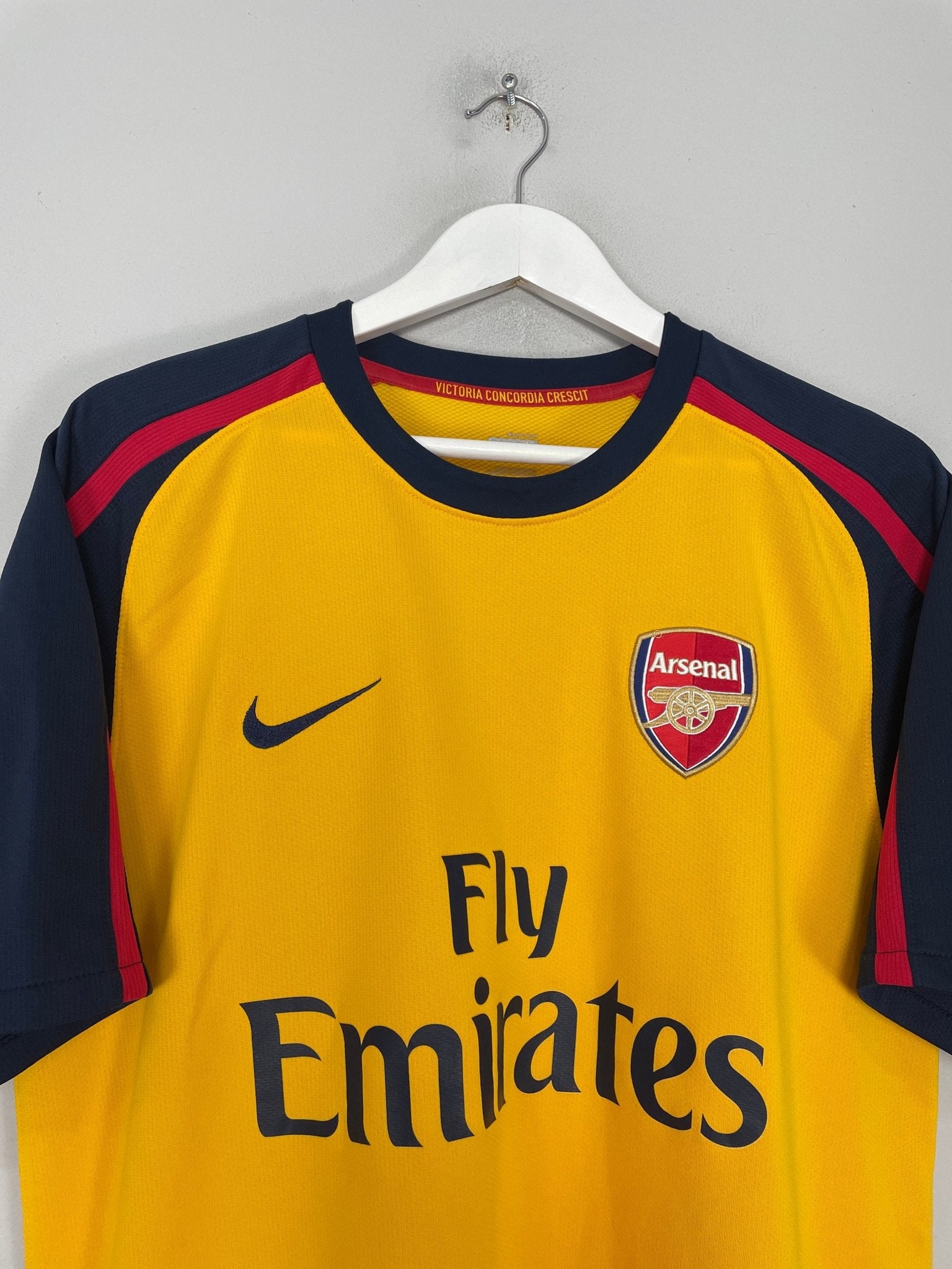 Shop 2008/09 ARSENAL FABREGAS #4 AWAY SHIRT (L) NIKE, classic football shirts, vintage football shirts & retro soccer jerseys at Cult Kits