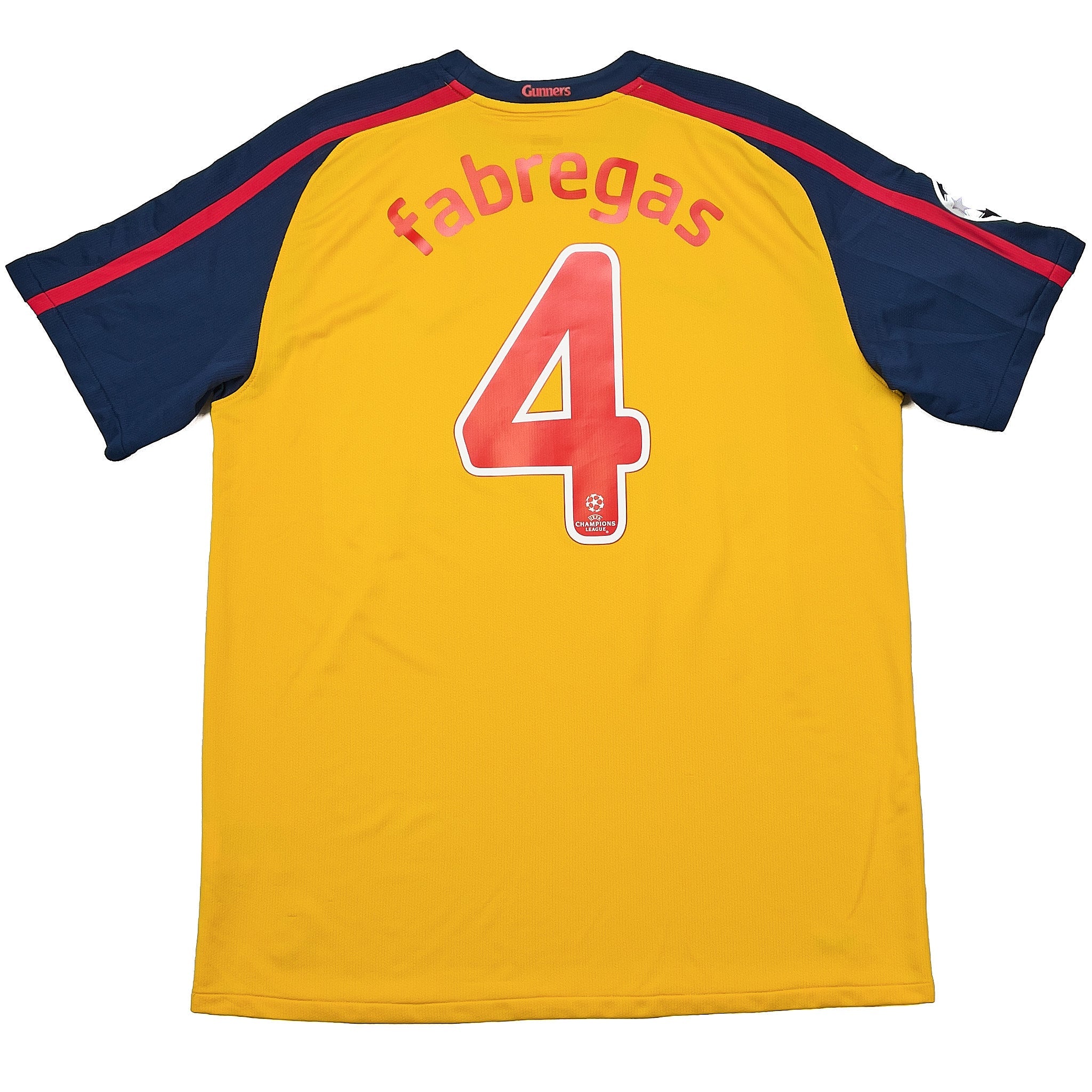 Buy 2008/09 ARSENAL FABREGAS 4 C/L AWAY SHIRT (L) NIKE ~ Free worldwide shipping available ~ Authentic Vintage Football Shirts from Cult Kits