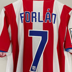 Shop 2008/09 ATLETICO MADRID FORLAN #7 HOME SHIRT (M) NIKE, classic football shirts, vintage football shirts & retro soccer jerseys at Cult Kits
