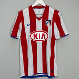 Shop 2008/09 ATLETICO MADRID FORLAN #7 HOME SHIRT (M) NIKE, classic football shirts, vintage football shirts & retro soccer jerseys at Cult Kits
