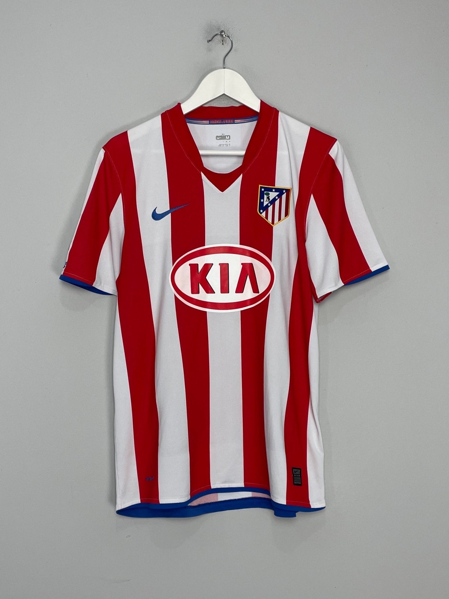 Shop 2008/09 ATLETICO MADRID FORLAN #7 HOME SHIRT (M) NIKE, classic football shirts, vintage football shirts & retro soccer jerseys at Cult Kits