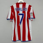 Shop 2008/09 ATLETICO MADRID FORLAN #7 HOME SHIRT (M) NIKE, classic football shirts, vintage football shirts & retro soccer jerseys at Cult Kits