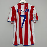 Shop 2008/09 ATLETICO MADRID FORLAN #7 HOME SHIRT (M) NIKE, classic football shirts, vintage football shirts & retro soccer jerseys at Cult Kits