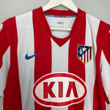Shop 2008/09 ATLETICO MADRID FORLAN #7 HOME SHIRT (M) NIKE, classic football shirts, vintage football shirts & retro soccer jerseys at Cult Kits