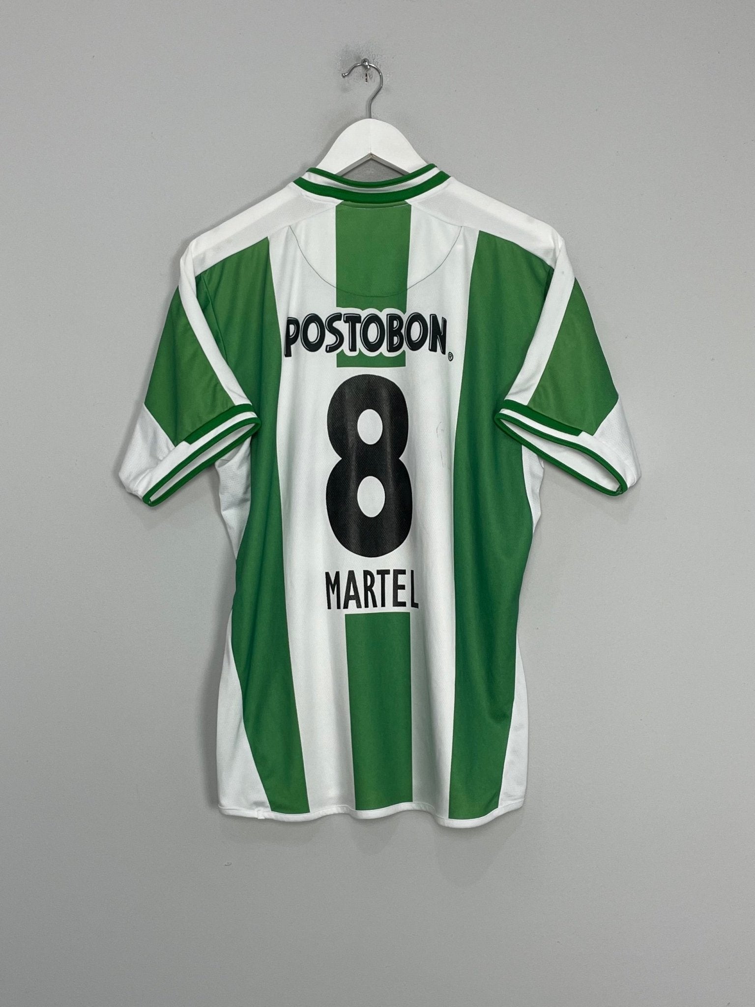 Shop 2008/09 ATLETICO NACIONAL MARTEL #8 HOME SHIRT (S) MARATHON, classic football shirts, vintage football shirts & retro soccer jerseys at Cult Kits