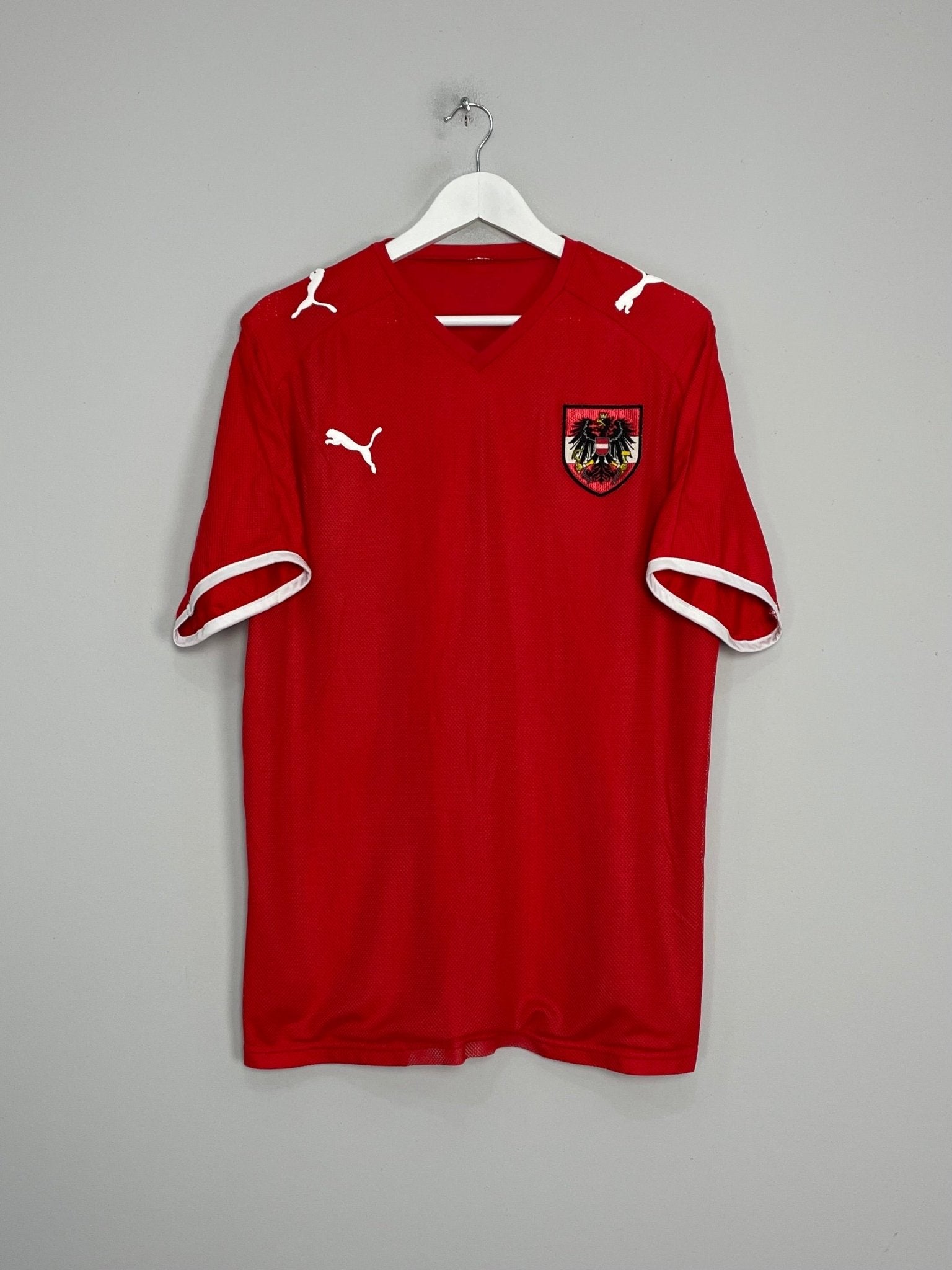 Shop 2008/09 AUSTRIA HOME SHIRT (XL) PUMA, classic football shirts, vintage football shirts & retro soccer jerseys at Cult Kits