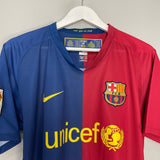Shop 2008/09 BARCELONA HENRY #14 HOME SHIRT (L) NIKE, classic football shirts, vintage football shirts & retro soccer jerseys at Cult Kits
