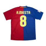 Buy 2008/09 Barcelona Iniesta 8 Home Shirt (M) Nike ~ Free worldwide shipping ~ Authentic Vintage Football Shirts from Cult Kits