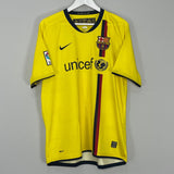 Shop 2008/09 BARCELONA MESSI #10 AWAY SHIRT (L) NIKE, classic football shirts, vintage football shirts & retro soccer jerseys at Cult Kits