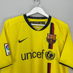 Shop 2008/09 BARCELONA MESSI #10 AWAY SHIRT (L) NIKE, classic football shirts, vintage football shirts & retro soccer jerseys at Cult Kits