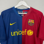 Shop 2008/09 BARCELONA MESSI #10 HOME SHIRT (L) NIKE, classic football shirts, vintage football shirts & retro soccer jerseys at Cult Kits