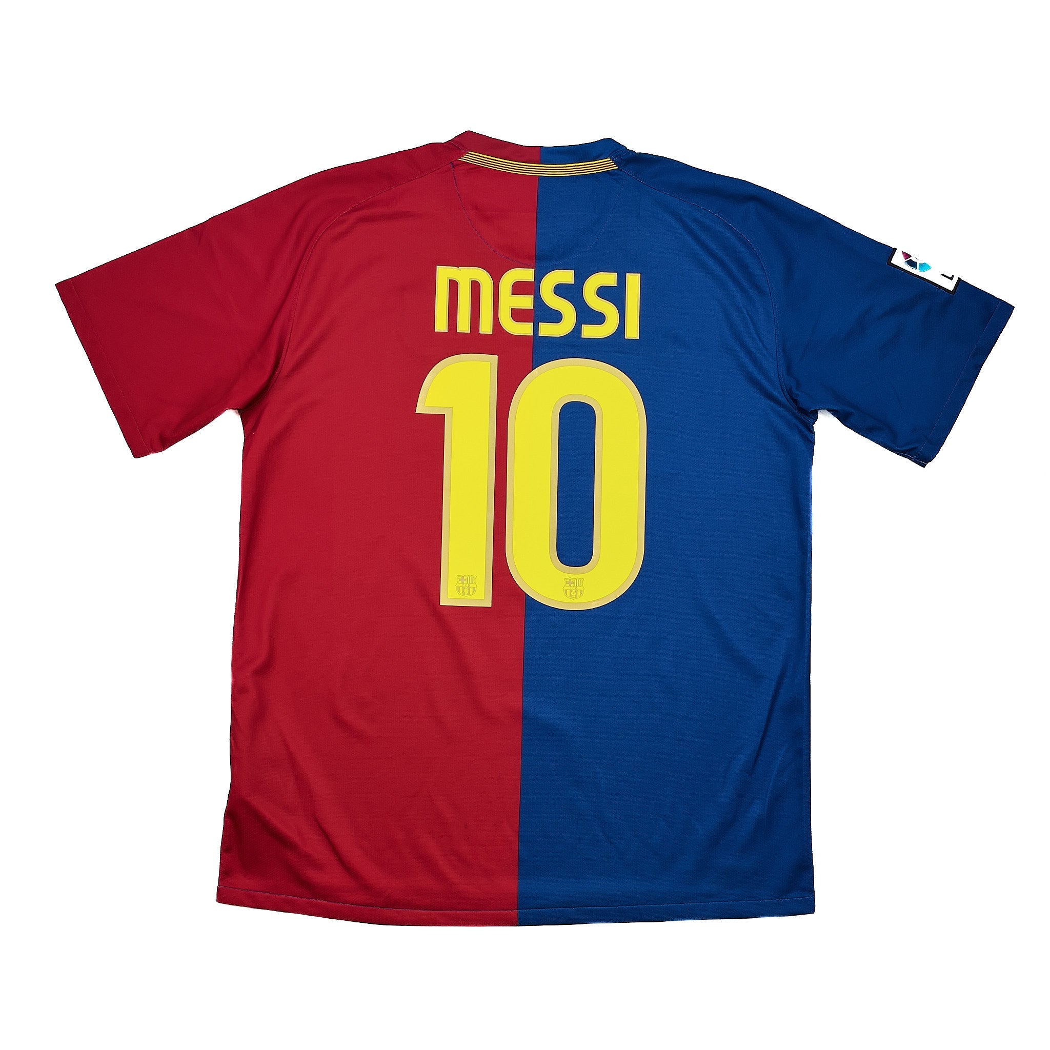 Buy 2008/09 Barcelona Messi 10 Home Shirt (L) Nike ~ Free worldwide shipping ~ Authentic Vintage Football Shirts from Cult Kits