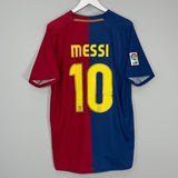 Shop 2008/09 BARCELONA MESSI #10 HOME SHIRT (L) NIKE, classic football shirts, vintage football shirts & retro soccer jerseys at Cult Kits