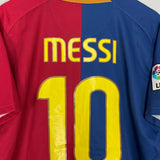 Shop 2008/09 BARCELONA MESSI #10 HOME SHIRT (L) NIKE, classic football shirts, vintage football shirts & retro soccer jerseys at Cult Kits