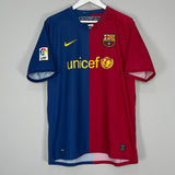 Shop 2008/09 BARCELONA MESSI #10 HOME SHIRT (L) NIKE, classic football shirts, vintage football shirts & retro soccer jerseys at Cult Kits