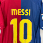 Shop 2008/09 BARCELONA MESSI #10 HOME SHIRT (L) NIKE, classic football shirts, vintage football shirts & retro soccer jerseys at Cult Kits