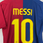 Shop 2008/09 BARCELONA MESSI #10 HOME SHIRT (M) NIKE, classic football shirts, vintage football shirts & retro soccer jerseys at Cult Kits