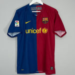 Shop 2008/09 BARCELONA MESSI #10 HOME SHIRT (M) NIKE, classic football shirts, vintage football shirts & retro soccer jerseys at Cult Kits