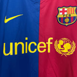 Shop 2008/09 BARCELONA MESSI #10 HOME SHIRT (M) NIKE, classic football shirts, vintage football shirts & retro soccer jerseys at Cult Kits