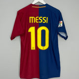 Shop 2008/09 BARCELONA MESSI #10 HOME SHIRT (M) NIKE, classic football shirts, vintage football shirts & retro soccer jerseys at Cult Kits