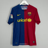 Shop 2008/09 BARCELONA MESSI #10 HOME SHIRT (S) NIKE, classic football shirts, vintage football shirts & retro soccer jerseys at Cult Kits