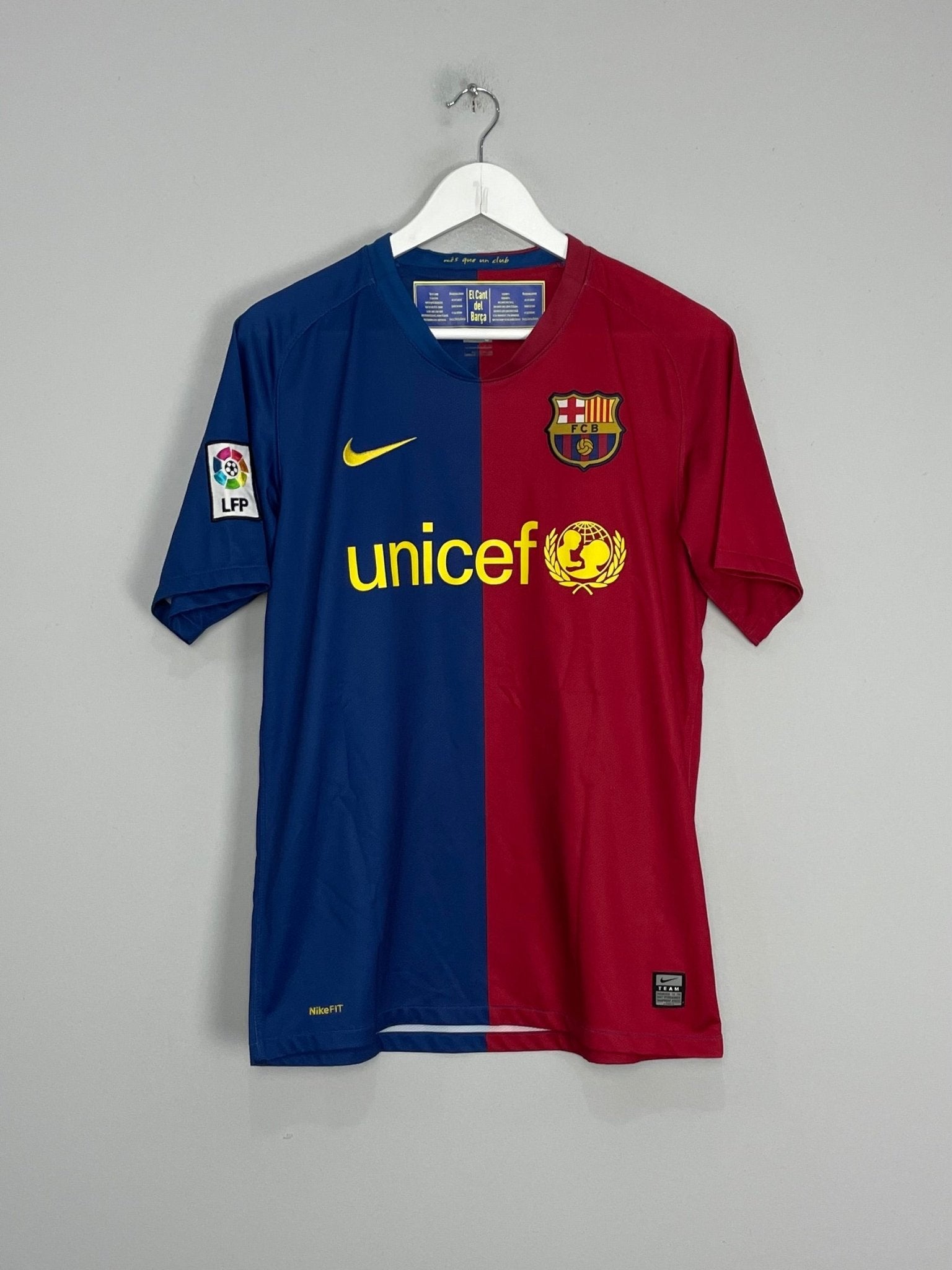 Shop 2008/09 BARCELONA MESSI #10 HOME SHIRT (S) NIKE, classic football shirts, vintage football shirts & retro soccer jerseys at Cult Kits