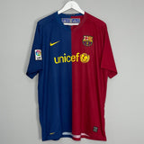 Shop 2008/09 BARCELONA MESSI #10 HOME SHIRT (XL) NIKE, classic football shirts, vintage football shirts & retro soccer jerseys at Cult Kits