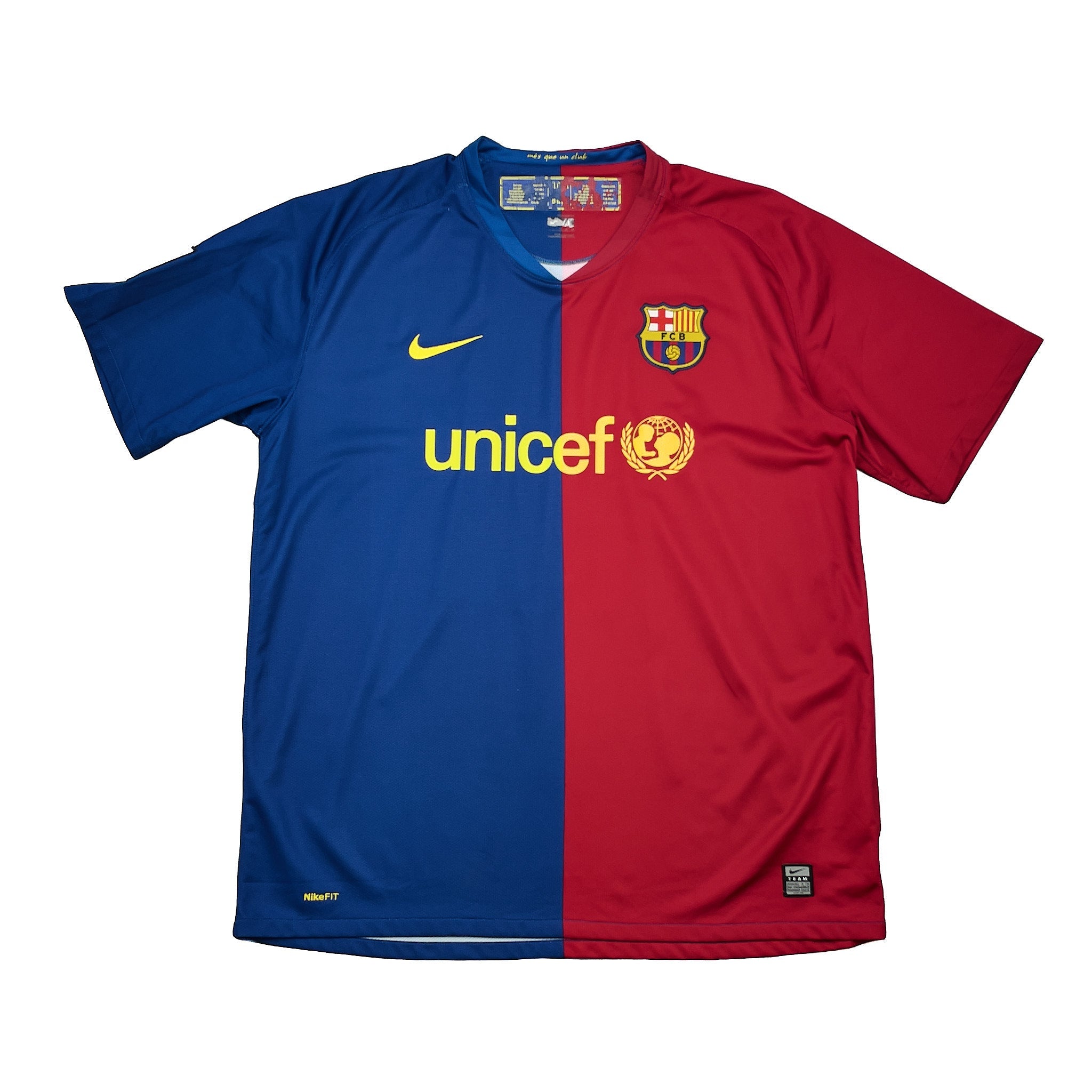 Buy 2008/09 Barcelona Messi 10 Home Shirt (XL) Nike ~ Free worldwide shipping ~ Authentic Vintage Football Shirts from Cult Kits