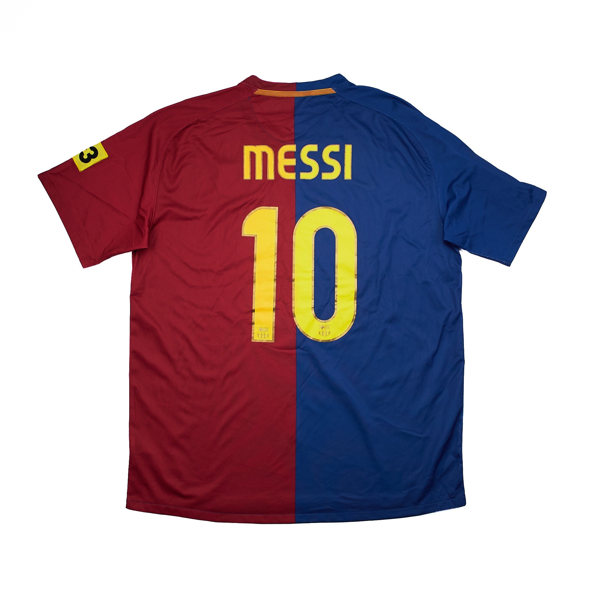 Buy 2008/09 Barcelona Messi 10 Home Shirt (XL) Nike ~ Free worldwide shipping ~ Authentic Vintage Football Shirts from Cult Kits