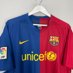Shop 2008/09 BARCELONA MESSI #10 HOME SHIRT (XL) NIKE, classic football shirts, vintage football shirts & retro soccer jerseys at Cult Kits