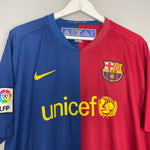 Shop 2008/09 BARCELONA MESSI #10 HOME SHIRT (XL) NIKE, classic football shirts, vintage football shirts & retro soccer jerseys at Cult Kits