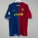 Shop 2008/09 BARCELONA MESSI #10 HOME SHIRT (XL) NIKE, classic football shirts, vintage football shirts & retro soccer jerseys at Cult Kits