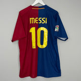 Shop 2008/09 BARCELONA MESSI #10 HOME SHIRT (XL) NIKE, classic football shirts, vintage football shirts & retro soccer jerseys at Cult Kits