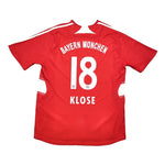 Buy 2008/09 Bayern Munich Klose 18 Home Shirt (XL) Adidas ~ Free worldwide shipping ~ Authentic Vintage Football Shirts from Cult Kits