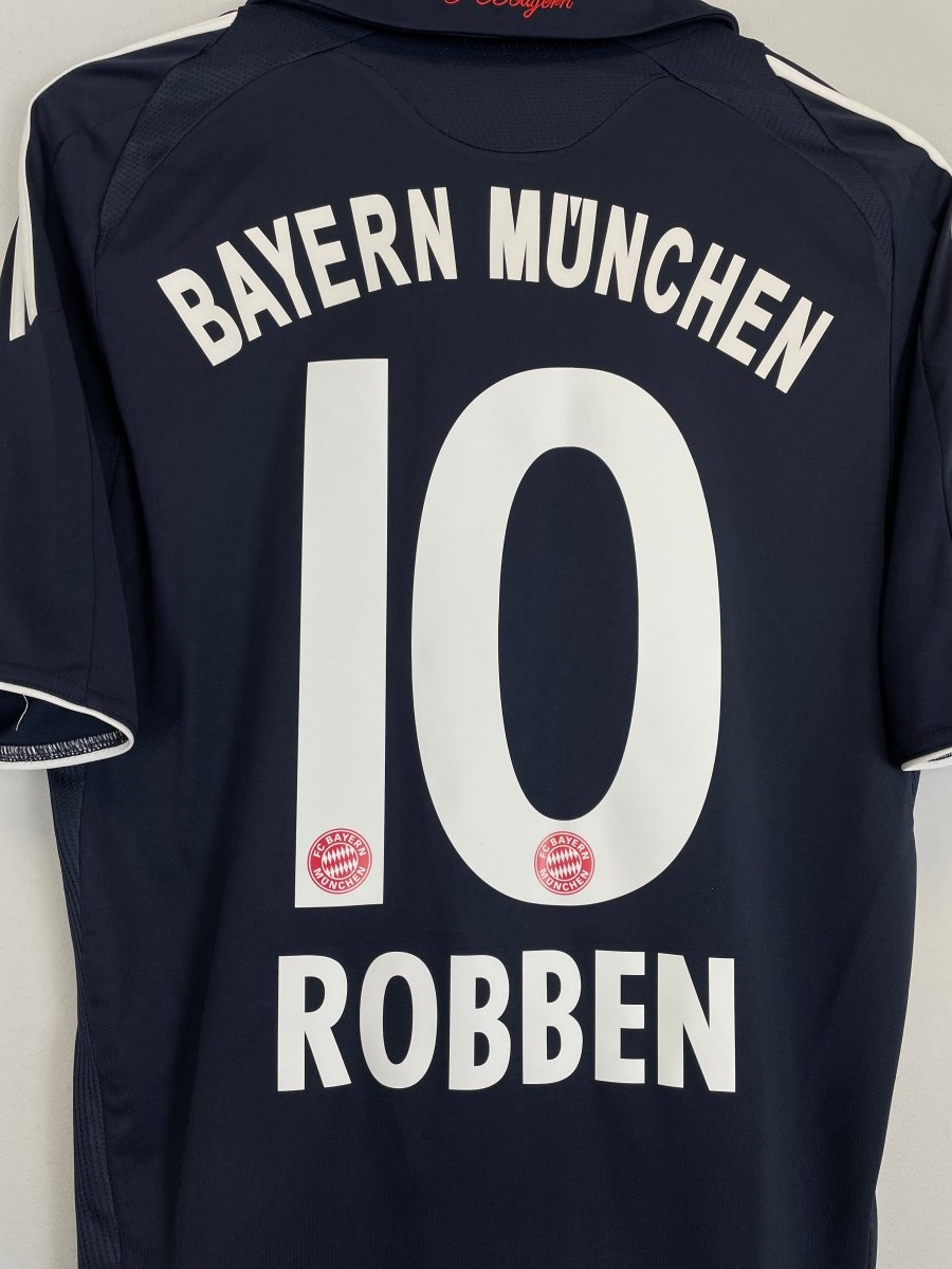 2008/09 BAYERN MUNICH ROBBEN 10 AWAY SHIRT (S) ADIDAS - Cult Kits - Small - Buy Vintage Football Shirts, Authentic Retro Football Shirts For Sale, Classic Football Shirts & Soccer Jersey