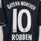 2008/09 BAYERN MUNICH ROBBEN 10 AWAY SHIRT (S) ADIDAS - Cult Kits - Small - Buy Vintage Football Shirts, Authentic Retro Football Shirts For Sale, Classic Football Shirts & Soccer Jersey