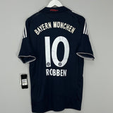 Shop 2008/09 BAYERN MUNICH ROBBEN #10 *BNWT* AWAY SHIRT (M) ADIDAS, classic football shirts, vintage football shirts & retro soccer jerseys at Cult Kits