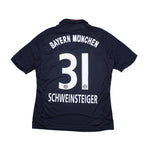 Buy 2008/09 Bayern Munich Schweinsteiger 31 Away Shirt (M) Adidas ~ Free worldwide shipping ~ Authentic Vintage Football Shirts from Cult Kits