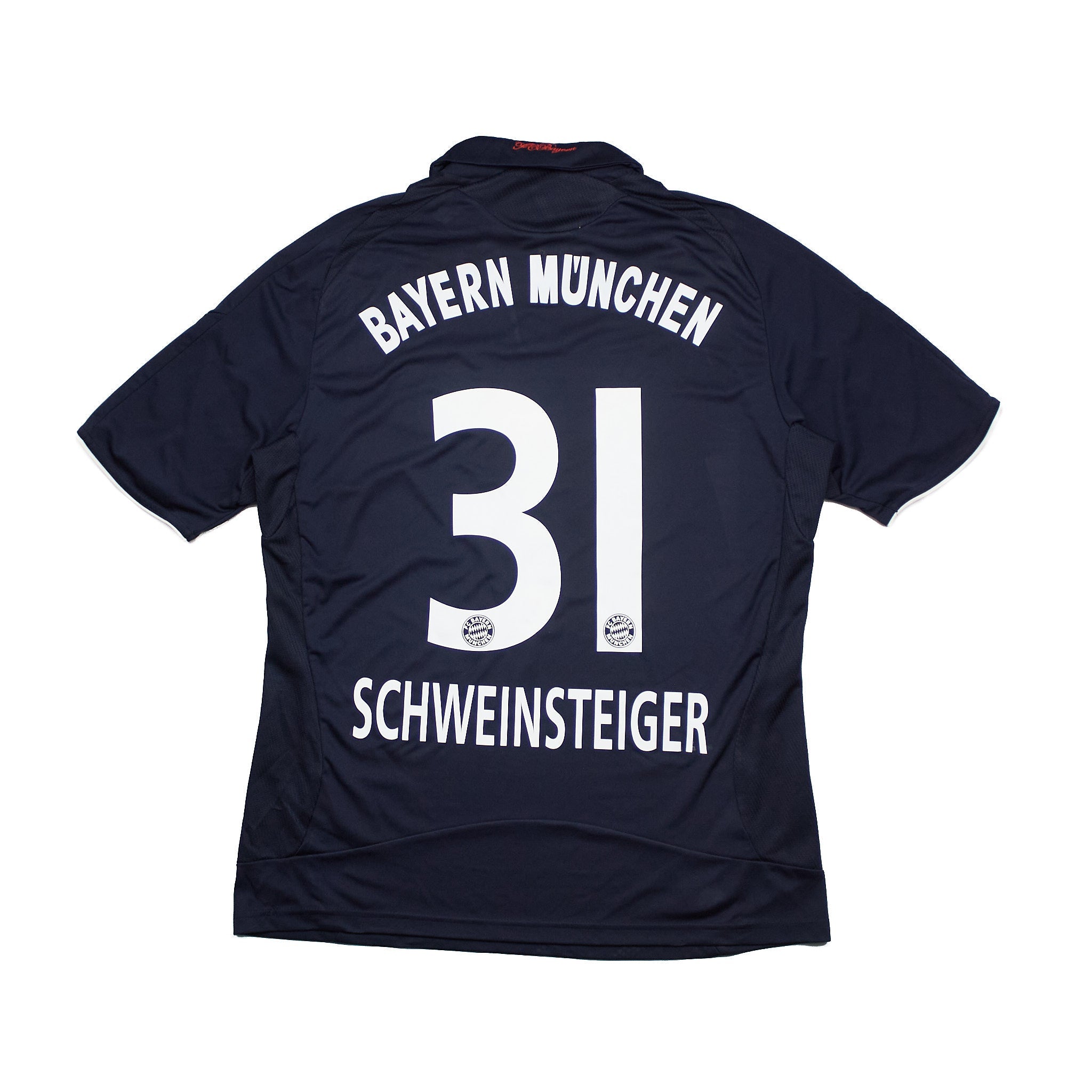 Buy 2008/09 Bayern Munich Schweinsteiger 31 Away Shirt (M) Adidas ~ Free worldwide shipping ~ Authentic Vintage Football Shirts from Cult Kits