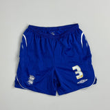 Shop 2008/09 BIRMINGHAM CITY #3 HOME SHORTS (L) UMBRO, classic football shirts, vintage football shirts & retro soccer jerseys at Cult Kits