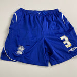 Shop 2008/09 BIRMINGHAM CITY #3 HOME SHORTS (L) UMBRO, classic football shirts, vintage football shirts & retro soccer jerseys at Cult Kits