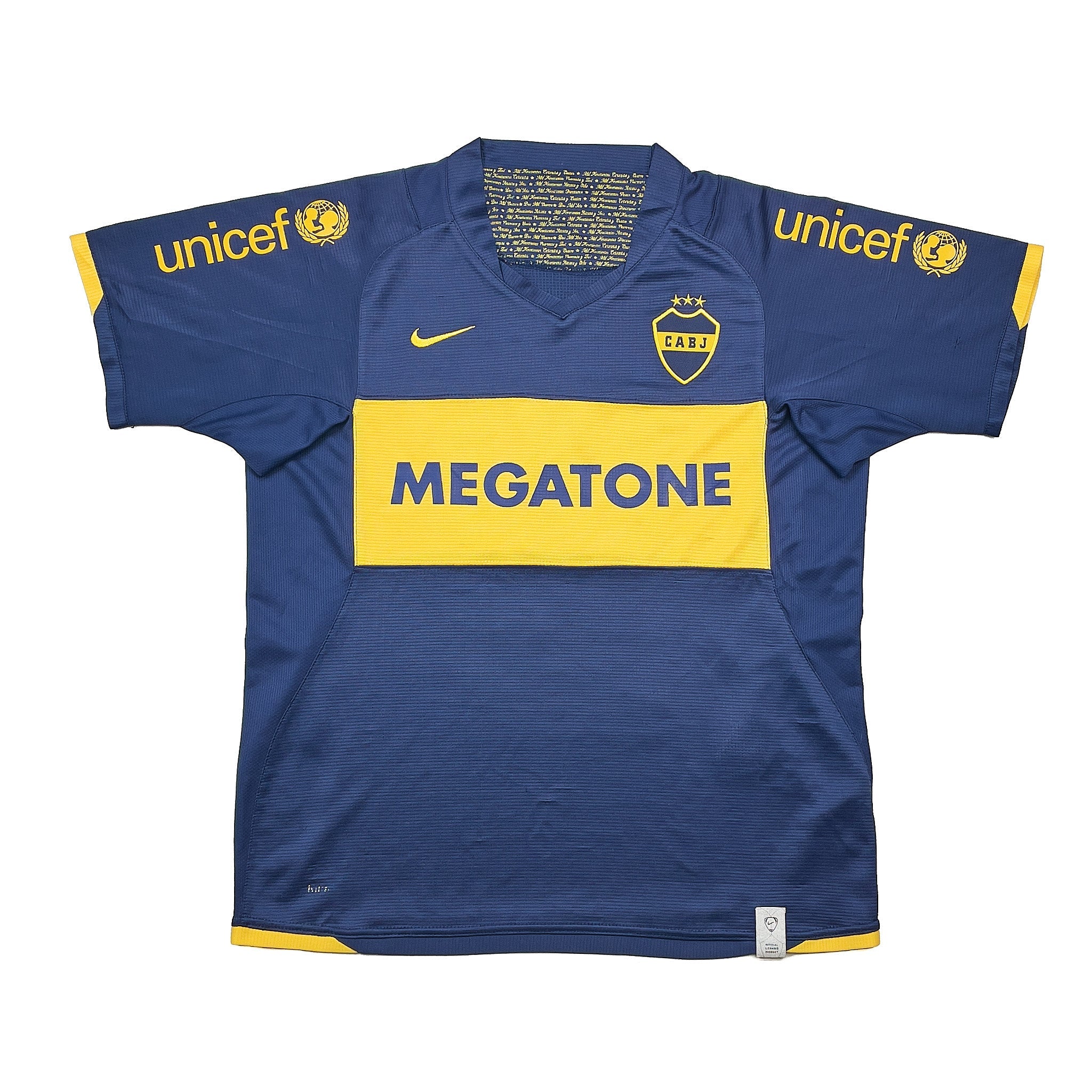 Buy 2008/09 Boca Juniors Roman 10 Home Shirt (S) Nike ~ Free worldwide shipping available ~ Authentic Vintage Football Shirts from Cult Kits