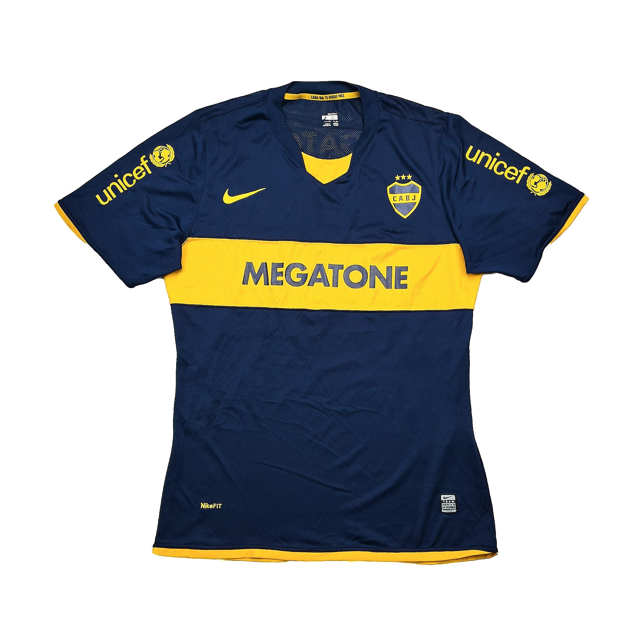 Buy 2008/09 Boca Juniors Roman 10 Home Shirt (XL) Nike ~ Free worldwide shipping available ~ Authentic Vintage Football Shirts from Cult Kits